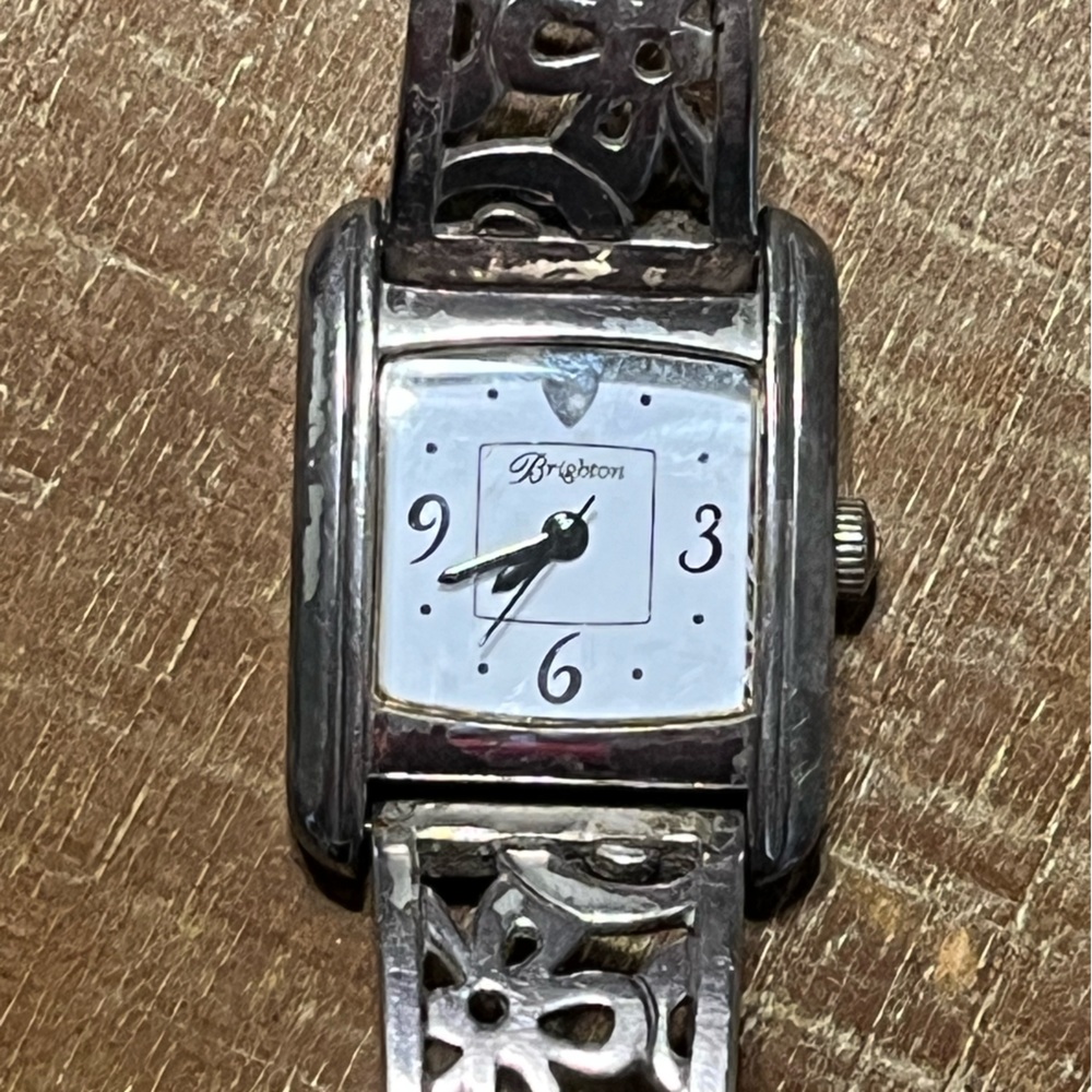 Brighton Almalfi silver bangle watch